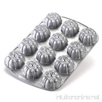 Nordic Ware Commercial Bundt Brownie/Cupcake Pan with Premium Non-Stick Coating 12-Cavity - B007PPVF52